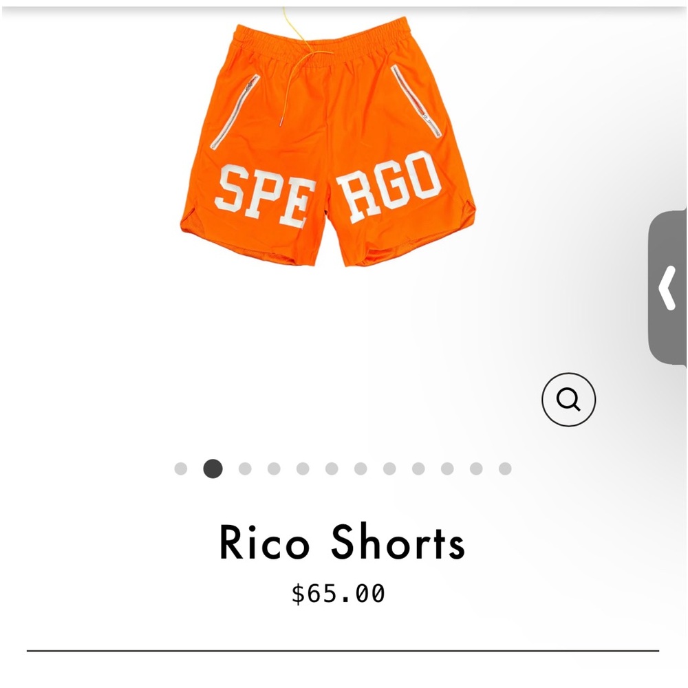 NWOT SPERGO Rico Shorts  SIZE: M